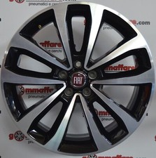 4 cerchi lega fiat tipo new r17 nero lucido diamantato lt004059