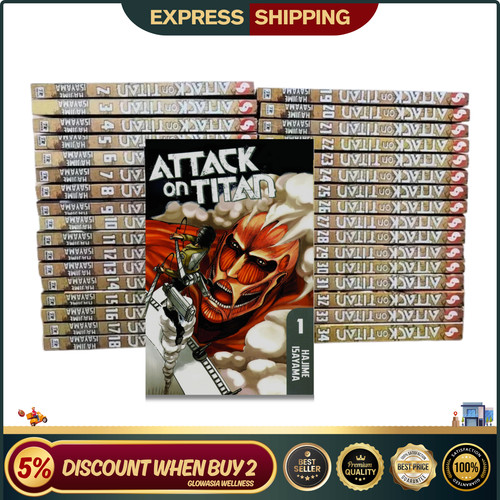 Attack titan manga - on, inglese