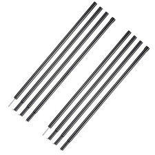  2 Pezzi Pali Telo Tenda Tenda Campeggio Metallo per Tettoia Supporto Telaio