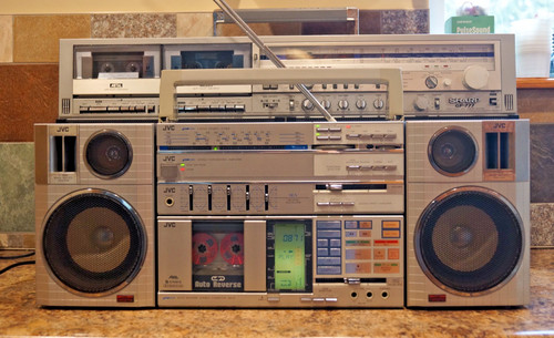 Boombox jvc 55jw - jvc, pc-55jw
