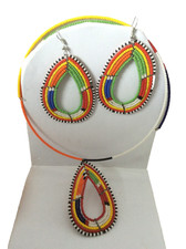 Collana africana masai - collana,