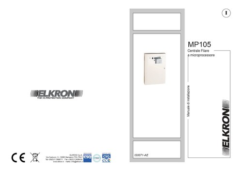 Manuale installazione centrale