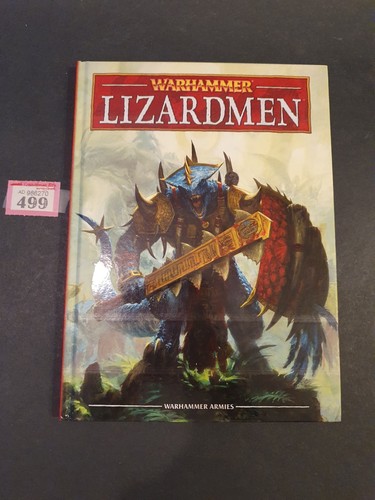 Lizardmen army book - book, 8ª