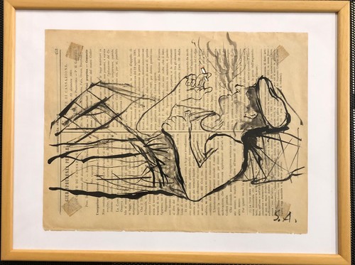 Vecchio disegno china - , a