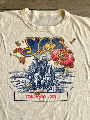 Shirt yes band tormato tour - band,