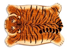 TAPPETO TIGRE MARRONE BIANCA