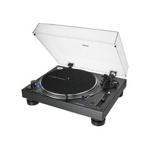 Audio-Technica AT-LP140XP-BK Giradischi Pro a trazione diretta per Dj, Nero
