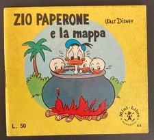 ZIO PAPERONE E LA MAPPA, Mini libri Mondadori 1965