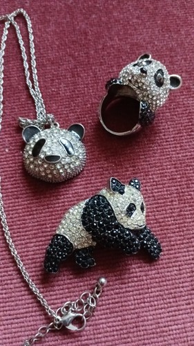 Set gioielli vintage spilla - set,