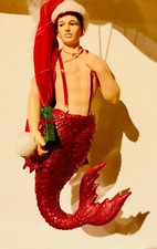 DECEMBER DIAMOND SIRENETTO ELFO BABBO NATALE DECORAZIONE ALBERO  GLITTER