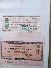 Collezione Mini Assegni Lire