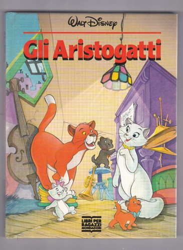 Libro gli aristogatti - libro, walt