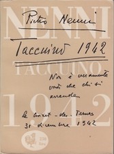 Pietro nenni taccuino 1942 - nenni,,