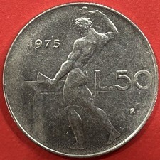Moneta 50 LIRE ( 1975 )