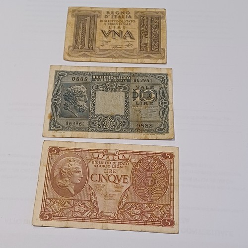 Vecchie banconote italiane - vecchie,
