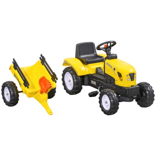 Homcom trattore per bambini - trattore,