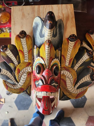 Maschere legno artigianali - 2,