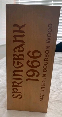 Rare 1966 springbank whisky - rare,