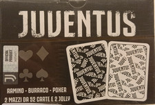 Carte da Gioco Ufficiali JUVENTUS - Carte Ramino poker scala 40  Burraco ecc.