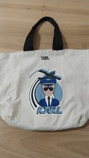 Canvas bag karl lagerfeld tote - bag,