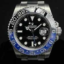 Rolex GMT-Master “Batman” Quadrante Nero 40mm Orologio - 116710BLNR Full Set (
