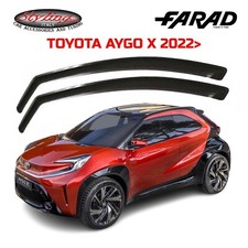 DEFLETTORI TOYOTA AYGO X (DAL 2022) FARAD SET 2 ANTIVENTO ANTERIORI FUME' 12L52