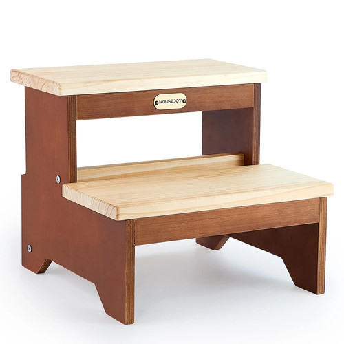 Wooden two step - step, stool