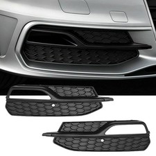 2x Mascherine Griglia Aerazione Fendinebbia per Audi A3 8V S Line Nero fino a 15