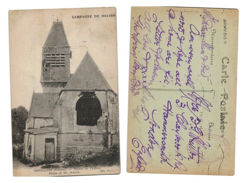 Vintage postcard wwi - postcard,