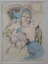Giuliano pini litografia - giuliano, pini,