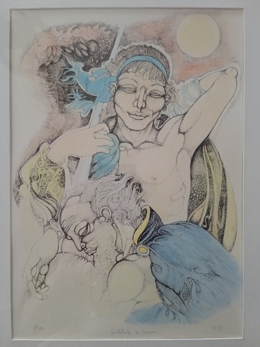 Giuliano pini litografia - giuliano,