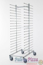 Carrello portateglie inox