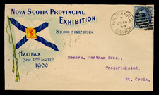 🍁 NS Esposizione Provinciale Isole Vergini Americane Copertina REBACKED Canada