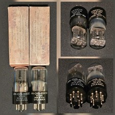 SYLVANIA 6SN7 GT VT-231 TUBO