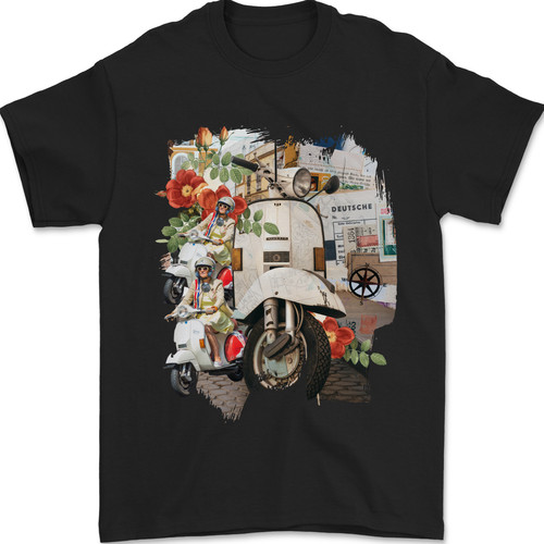 Shirt uomo scooter - scooter, colage