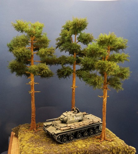 Diorama modello conifere - ,, 3