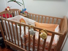 lettino Foppapedretti per bambini con materasso e cassetto inferiore -come nuovo