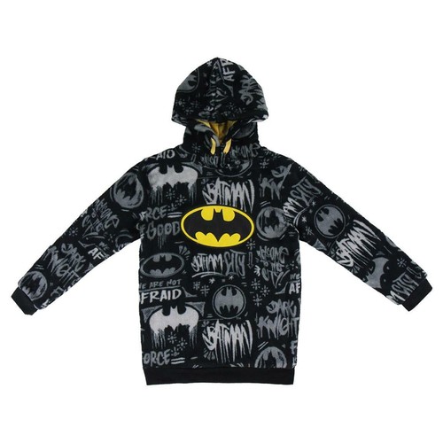 Batman felpa pile cappuccio - pile,