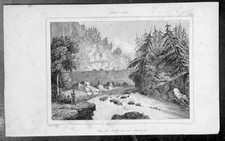 1840 Milbert Antique Print of