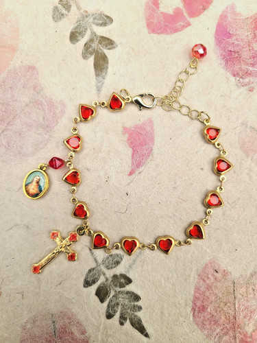 The sacred heart - heart, bracelet
