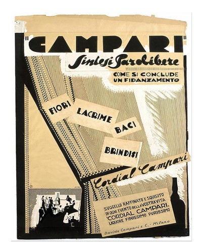 Vintage campari arte - vintage,