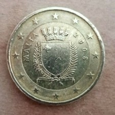 Moneta 50 Centesimi 2008 MALTA 50 Cent Moneta Divisionale Spl q FDC Cents Coin
