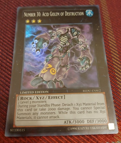 Yugioh number acid golem - yugioh, 30: