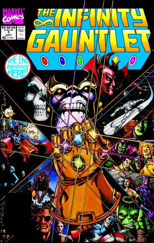 Marvel retro infinity gauntlet - infinity,