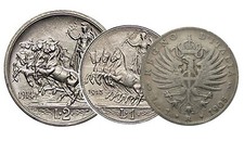 1 - 2 Lire Argento dal 1863