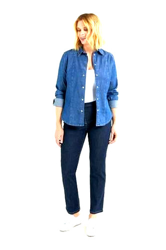 5484f0063j camicia donna jeans - camicia,