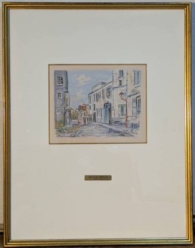 Litografia maurice utrillo - litografia,