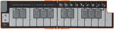 Korg nanoKEY Tastiera MIDI pieghevole pieghevole - Arancione
