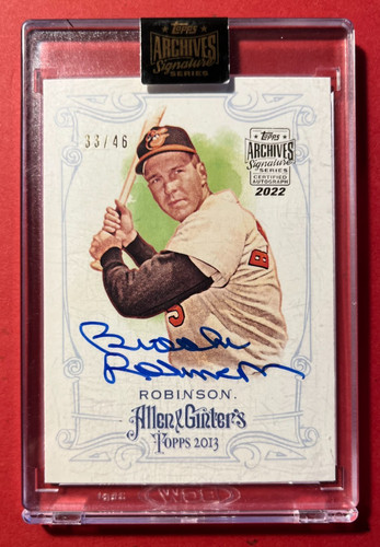 Brooks robinson 2022 topps - robinson,