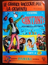 ALBUM FIGURINE CANTANTI PANINI 1968 COMPLETO 